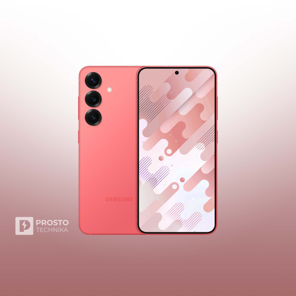 Смартфон Samsung Galaxy S25 256 Гб, Coralred